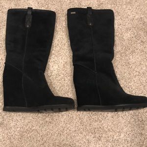 Ugg Tall Wedge Suede Boots